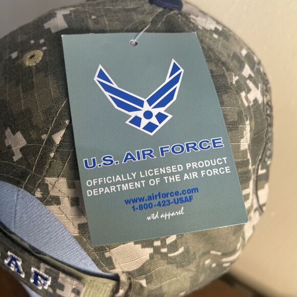 U.S. AIR FORCE USAF Military Official Licensed Embroidered Hat/Cap-Digital Camo - Picture 6 of 7
